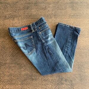 AG Adriano Goldschmied Tomboy Crop Relaxed Straight Jeans